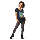 Music Is My Passion Women’s fitted v-neck t-shirt - Beyond T-shirts